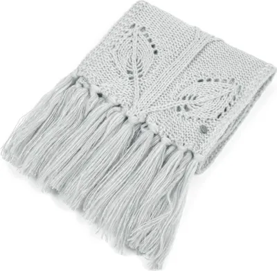 Produktbild von Damen Schal für Winter, Kuschelig, Warm, HEYO Winterschal mit Fransen HSD01 Grau