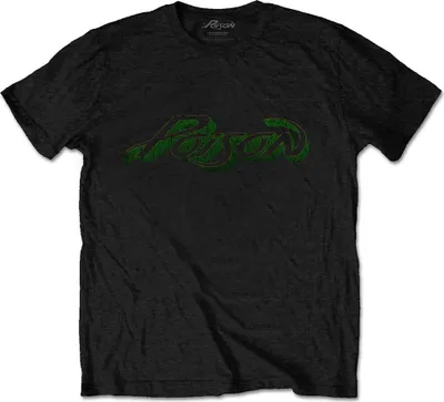 Produktbild von Poison Vintage Logo Black M T-Shirt