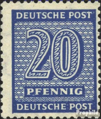 Produktbild von Briefmarken Sowjetische Zone (All.Bes.) 1945 Mi 134Y gestempelt Ziffer
