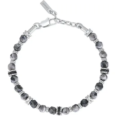 Produktbild von 2 Jewels Armband Herren 232190 Edelstahl, Labradorit, Kristall 21 cm