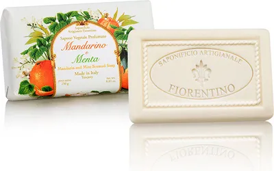 Produktbild von Saponificio Artigianale Fiorentino Handmade Soap Mandarin & Mint 250g