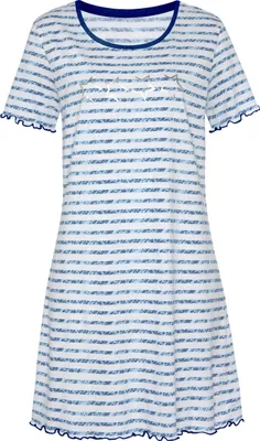 Produktbild von Vivance Dreams Sleepshirt blau gestreift Größe 32/34