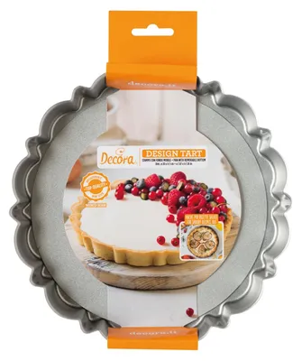 Image de Plat à tarte en métal 20 cm DECORA