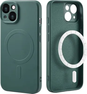 Obrázek produktu pro imoshion Barevný zadní kryt s MagSafe pro iPhone 14 – tmavě zelený
