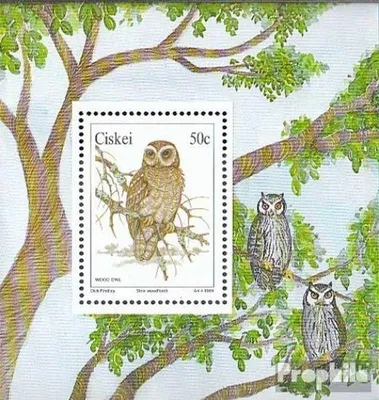 Produktbild von Briefmarken Südafrika - Ciskei 1991 Mi Block6 (kompl.Ausg.) FDC Eulen