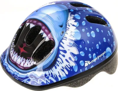 Produktbild von Meteor Schutzhelm, Kinderhelm, Fahrradhelm, Rollschuhe, MV6-2 Helm Kinderfahrradhelm Helm, größe  XS 44-48 cm Shark
