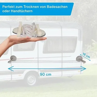 Immagine prodotto di Linea di lavaggio estensibile per caravan - Adatta per caravan e camper