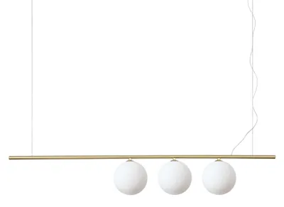 Produktbild von Zeitgenössische Hängeperlen Metall Messing 3 Lichter G9 3W 3000K Warmes Licht