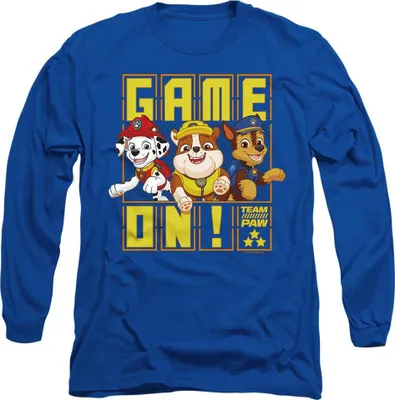 Image de Paw Patrol - T-shirt "Game On Team" pour homme/femme unie TV10767 (M) (Bleu roi)