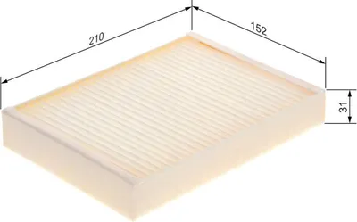 Obrázok produktu pre Filter vzduchu v kabíne BOSCH 1 987 435 121