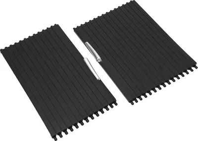 Image de 2pcs Porte-gobelet de console avant Rouleau Blind Cover 51166954943 Remplacement pour E70 x5 SAV E71 E72