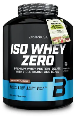 Image de Whey Isolate - Biotech USA - Iso whey zero (1816g) - Saveur Chocolat