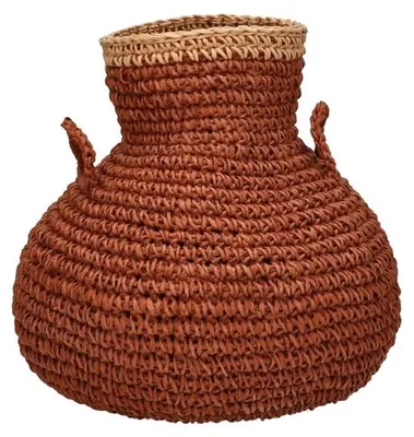Productafbeelding van Pomax Carlos Korb, van papier, kaneelbruin, Ø 24 x H 24 cm