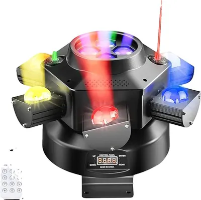Image de Projecteur de scène, contrôle DMX, effets dynamiques, LUMIÈRE LASER 150W, prise EU