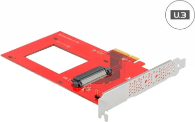 Produktbild von DELOCK PCI Express x4 Karte zu 1 x intern U.3