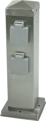 Produktbild von Hilight 103201 Steckdosensäule 'Hilight' für Außenbereich, 4 Steckdosen