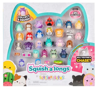 Produktbild von Squishmallows Spielfiguren Set - 25 Mini Squishy Spielzeuge