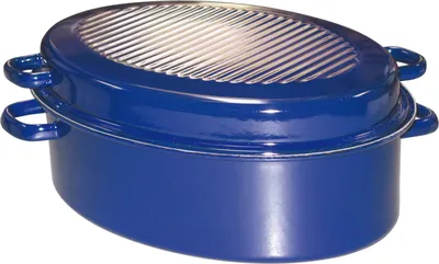 Produktbild von Riess Gänsebräter oval mit Deckel 38 cm 6,5l