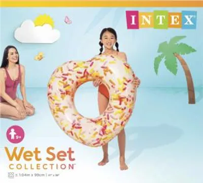 Produktbild von Intex Donut Herz Rad Boden Golden Golden One Size
