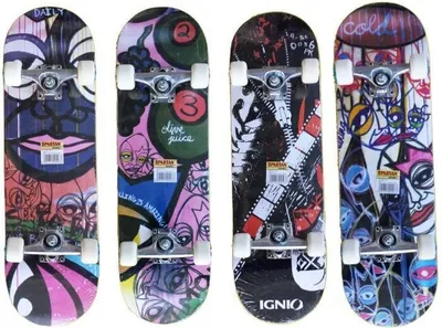 Produktbild von Skateboard CIRCLE STAR 200 - 78x20x11 cm