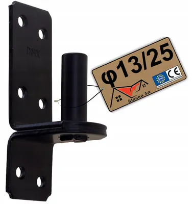 Produktbild von Domax Dornhalterung für Scharniere 104x35mm Schwarz