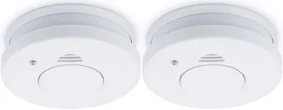Immagine prodotto di Smartwares Rivelatore di fumo 2 pezzi 10x10x3,5 cm Bianco