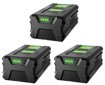 Image de Batterie de remplacement, capacité 6000 mAh, compatible avec les modèles GBA80600 et GBA80200, lot de 3