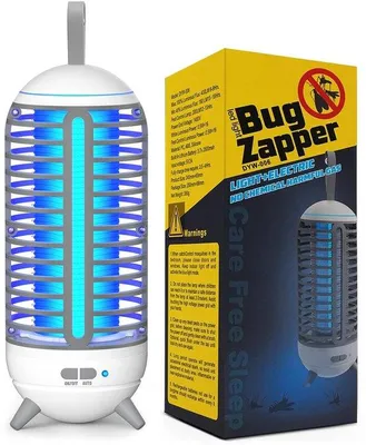 Productafbeelding van Elektrische Insectenverdelger en Muggenlamp 2-in-1, USB-oplaadbaar, IP65 Waterdicht, Ongevaarlijke Draagbare Vliegenval voor Binnen en B