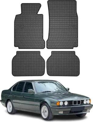 Immagine prodotto di 1995-2003 BMW Serie 5 Limo Touring E39 Tappetini in gomma nera 4 pz