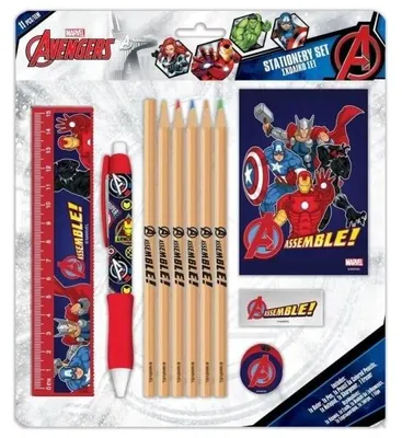 Produktbild von Avengers-Schulbedarf, 11-teilig – Diakakis