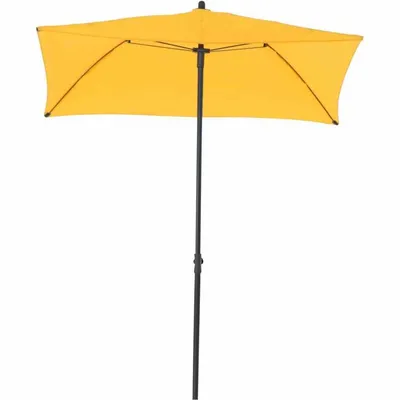 Produktbild von Siena Garden City Balkonschirm Sonnenschirm, 160x100 cm, Anthrazit/Gelb