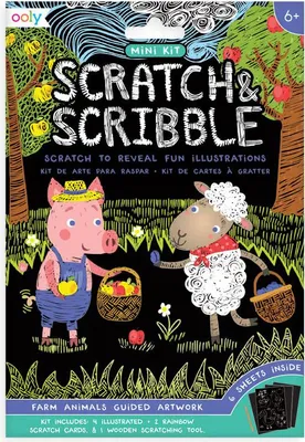 Obrázok produktu pre Ooly Scratch Mini Scratch & Scribble - Domáce zvieratá