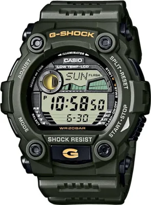 Produktbild von Casio G-Shock Uhr 200m wasserdicht Weltzeit stoßfest kältebeständig 52,4 x 50 x 17,7 mm