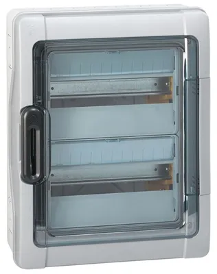 Productafbeelding van Legrand verdeelbord voor vochtige ruimtes, voor wandmontage, IP65, 2 rijen, 24 modules, 1 stuk.