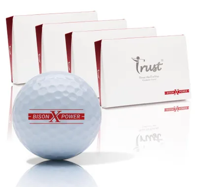 Zdjęcie produktu dla Piłki golfowe Bison V Power - 12 sztuk
