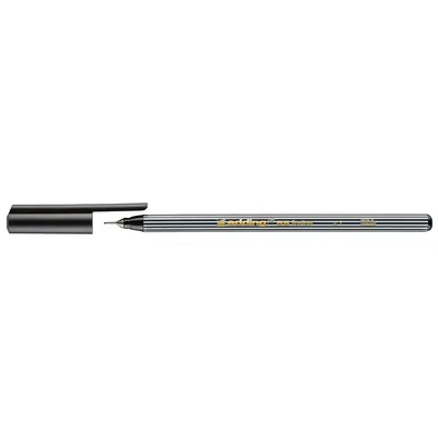 Produktbild von edding Fineliner 55, schwarz, metallgefasste Spitze, Strichstärke 0,3 mm