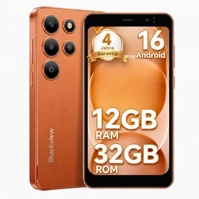 Produktbild von 2026 Blackview-Oscal Wave 2C 5" ultraleicht handy Ohne Vertrag,Android 16, 12+32GB, Face ID, Dual SIM, 1080P, gratis TPU Protective Case