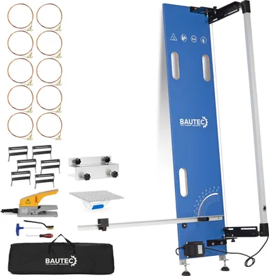 Produktbild von BAUTEC Styroporschneider GAZELLE 2.1 mit Standnoppen » 200 W / 1.300mm » Inkl. 10 Drähte, Softbag, Schleifraspel