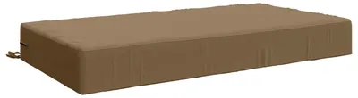 Productafbeelding van Zitkussen SOEST 100% Polyester Taupe 120 x 80 x 15 cm