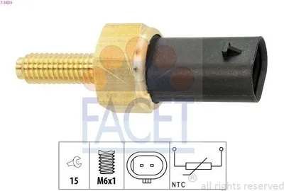 Produktbild von FACET 7.3404 Kühlmitteltemperatursensor für OPEL INSIGNIA Caravan Astra K Sports Tourer (B16) ZAFIRA TOURER C (P12) Corsa E Schrägheck (X15) Adam