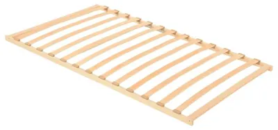 Zdjęcie produktu dla Stelaż łóżka z listew drewnianych z buku, wymiar 100 x 200 cm, z listwami z drewna brzozowego