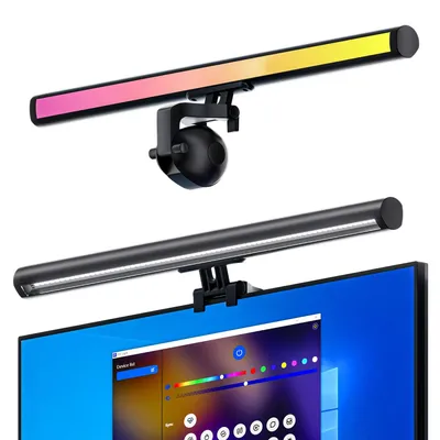 LED Monitor Lichtleiste 40 cm, USB, dimmbar, Farbtemperatur einstellbar
