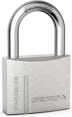 Immagine prodotto di Lucchetto in acciaio inox 50Mm Gerda Blister