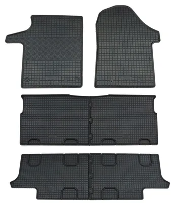 Rigum Gummi Fußmatten Auslage Set für Mercedes V-Klasse Vito 447, Mod. Bj. 2014-
