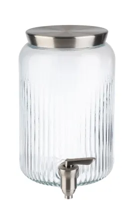 Immagine prodotto di APS 10818 Distributore di bevande APS, 3,8 litri, vetro/acciaio inox