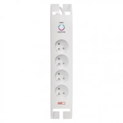 Obrázok produktu pre Emos P54012, 900 J, 4 AC zásuvky/AC zásuviek, 230 V, 16 A, Čierna, 40 dB