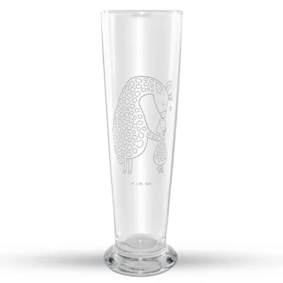 Produktbild von Mr. & Mrs. Panda Bierglas Giraffe Kind - Transparent - Geschenk, Weizen Glas, Sohn, Mutter, Bier, Weißbierglas, Lieblingsmensch, Afrika, Tochter, Mr Mrs Weizenglas, Mama
