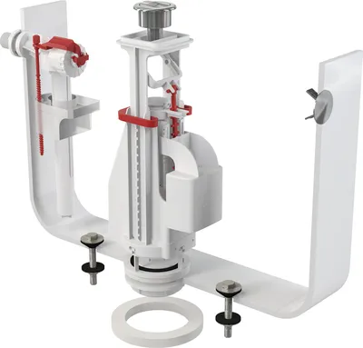 Immagine prodotto di Set di risciacquo per cassetta WC Alcadrain con doppio pulsante SA08 1/2" cromo