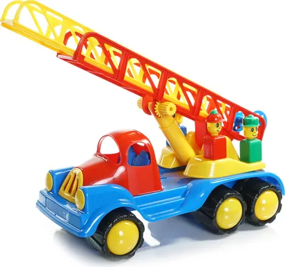 Produktbild von Drehleiter Feuerwehr Auto mit 4 Figuren
