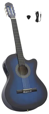 Immagine prodotto di vidaXL Chitarra occidentale Cutaway con equalizzatore e 6 corde Blu